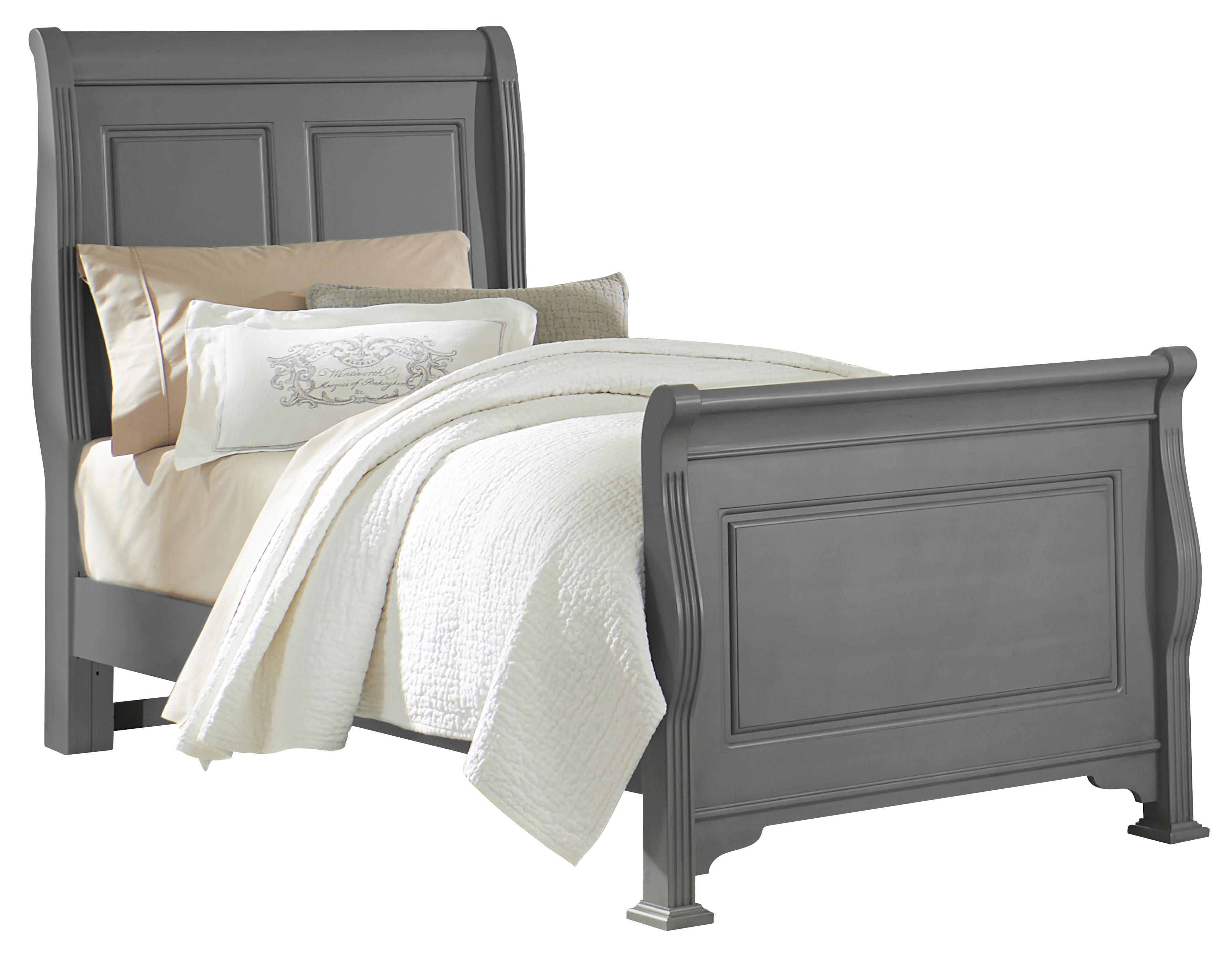 Vaughan Bassett French Market Transitional Twin Sleigh Bed Value City